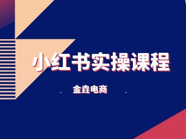 金垚电商-小红书实操课程-小红书电商培训打包下载