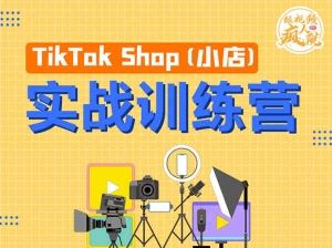 TikTok Shop小店先疯训练营-tiktok短视频疯人院打包下载2022
