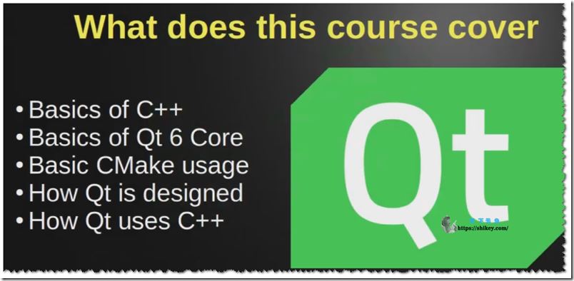 QT C++6.0从入门到精通（带中文字幕）